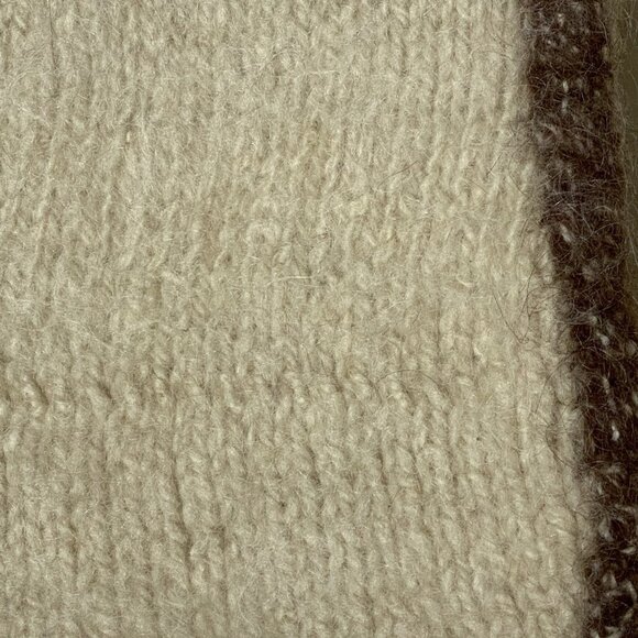 Artisan Handmade Wool Shoulder Bag • Earth Tons • Button Flap • Cottagecore - Picture 5 of 8